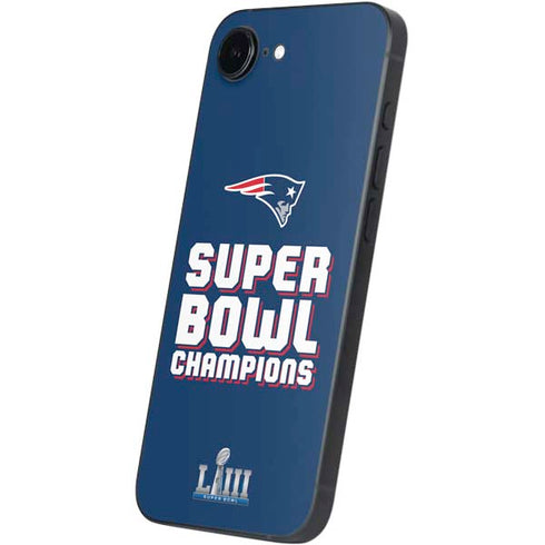 NFL Patriots Super Bowl LIII Champions iPhone 16e Skin